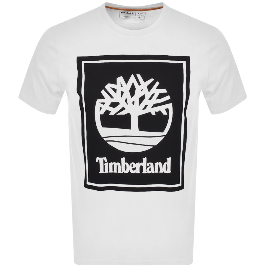 Alternative Image for ProductTimberland Stack Logo T Shirt White1